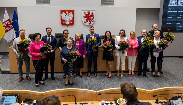 Osoby uhonorowane odznaczeniami.