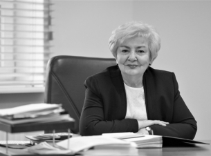 śp. Maria Ilnicka-Mądry, zdjęcie czarno-białe